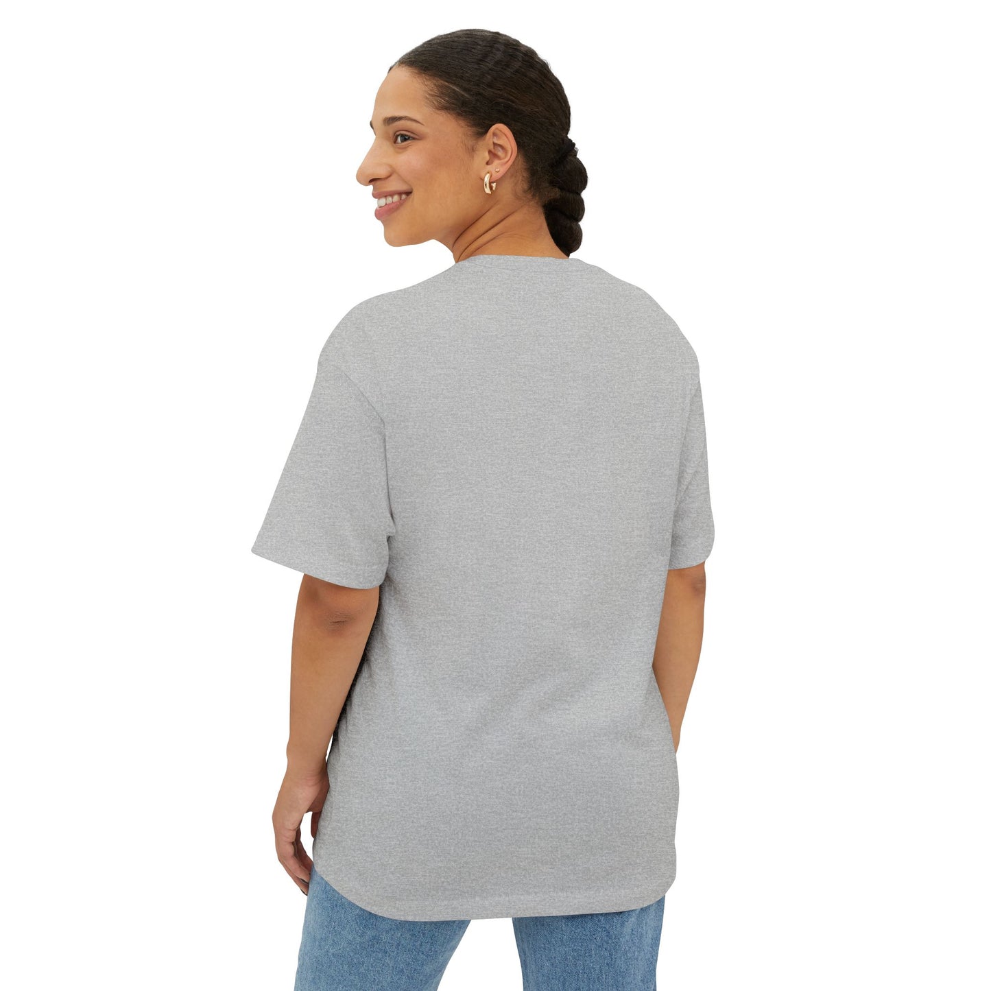 Pop Unisex Oversized Boxy Tee - Bold Graphic Statement Shirt