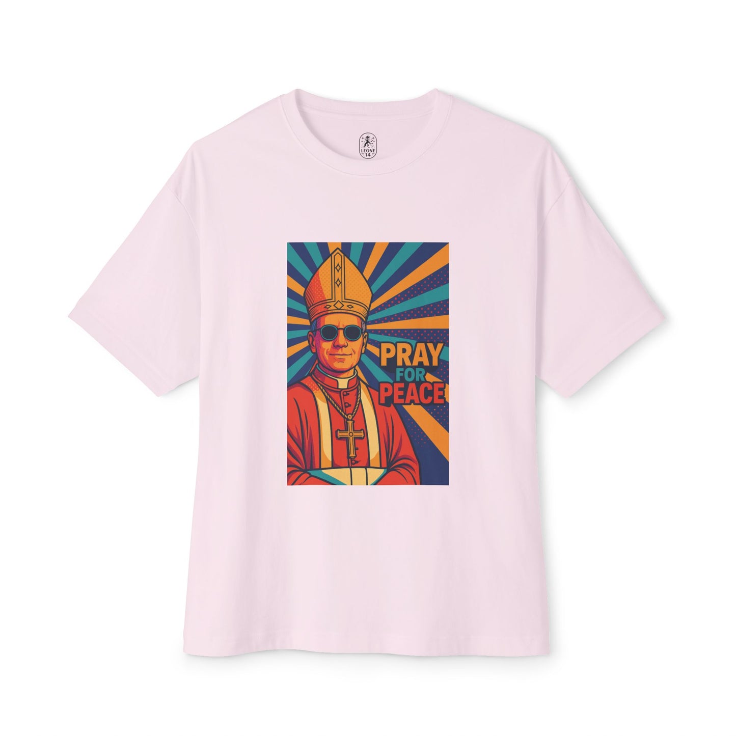 Pray for Peace Unisex Oversized Boxy Tee - Bold Graphic Statement Shirt