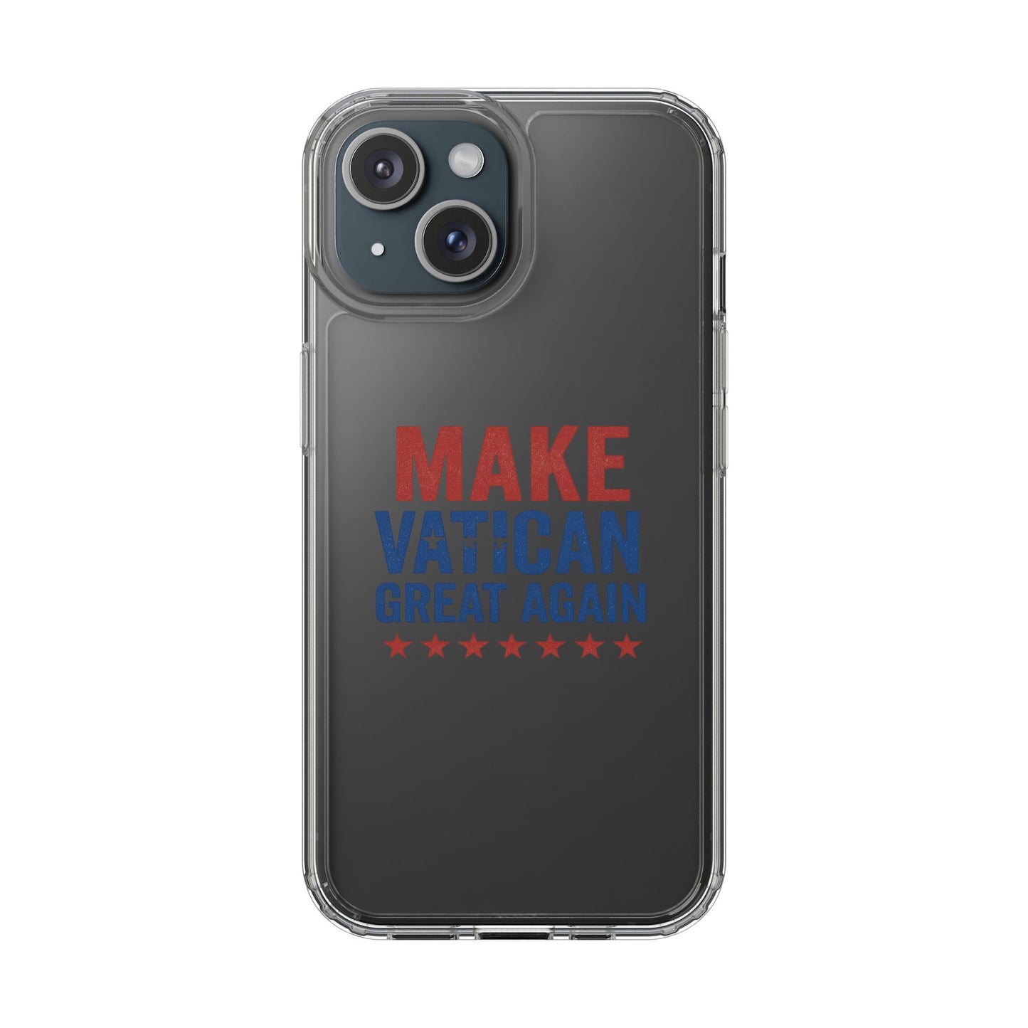 Transparent Phone Case - 'Make Vatican Great Again' Design