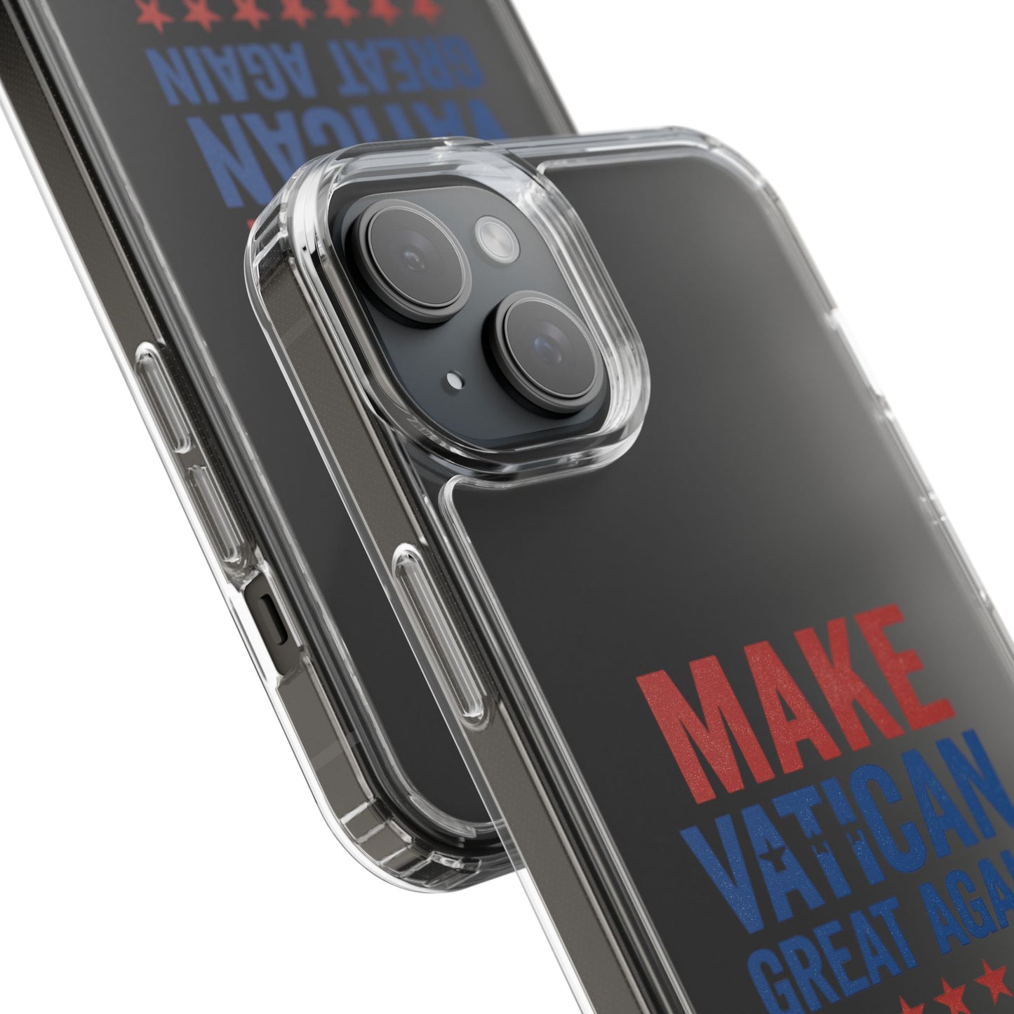 Transparent Phone Case - 'Make Vatican Great Again' Design