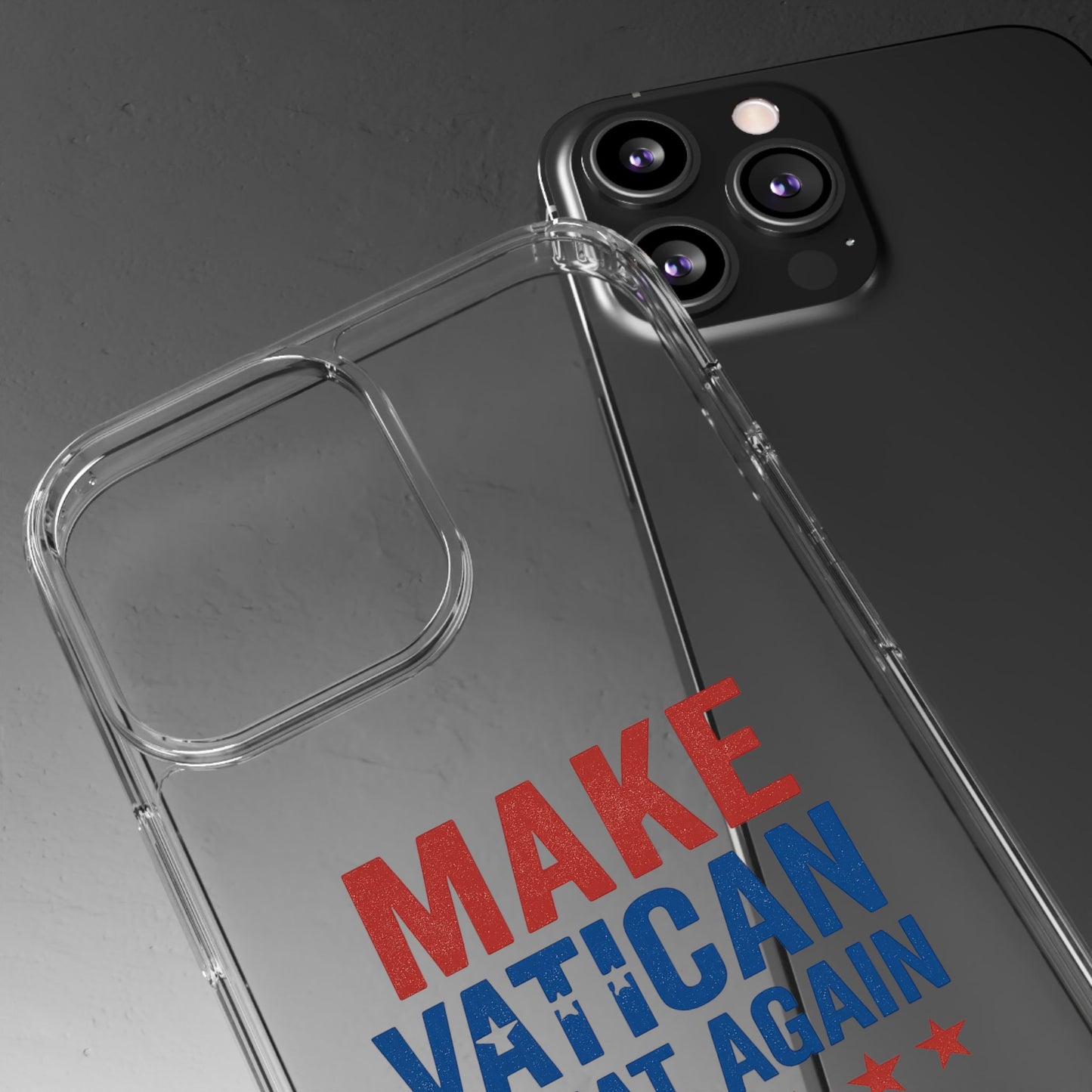 Transparent Phone Case - 'Make Vatican Great Again' Design