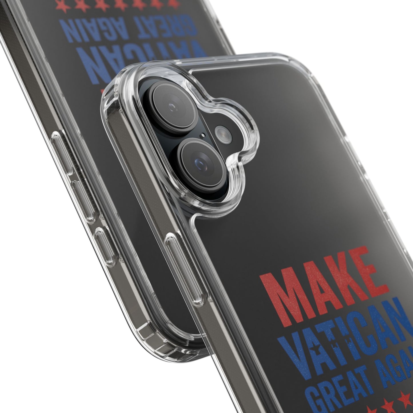 Transparent Phone Case - 'Make Vatican Great Again' Design