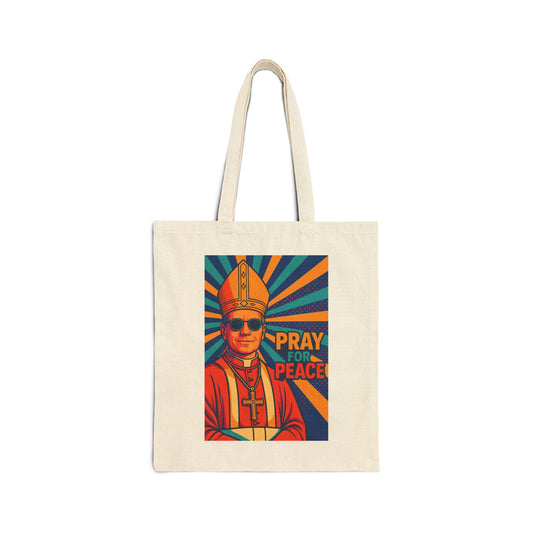 Cotton Canvas Tote Bag - Pray for Peace, Eco-Friendly Shopping Bag, Reusable Grocery Tote, Gift for Travelers, Art Lover's [...]