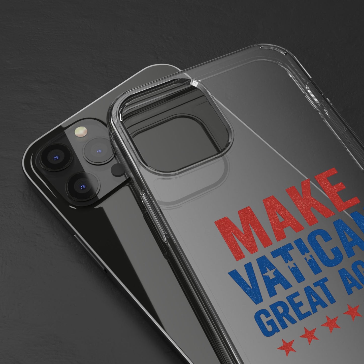 Transparent Phone Case - 'Make Vatican Great Again' Design