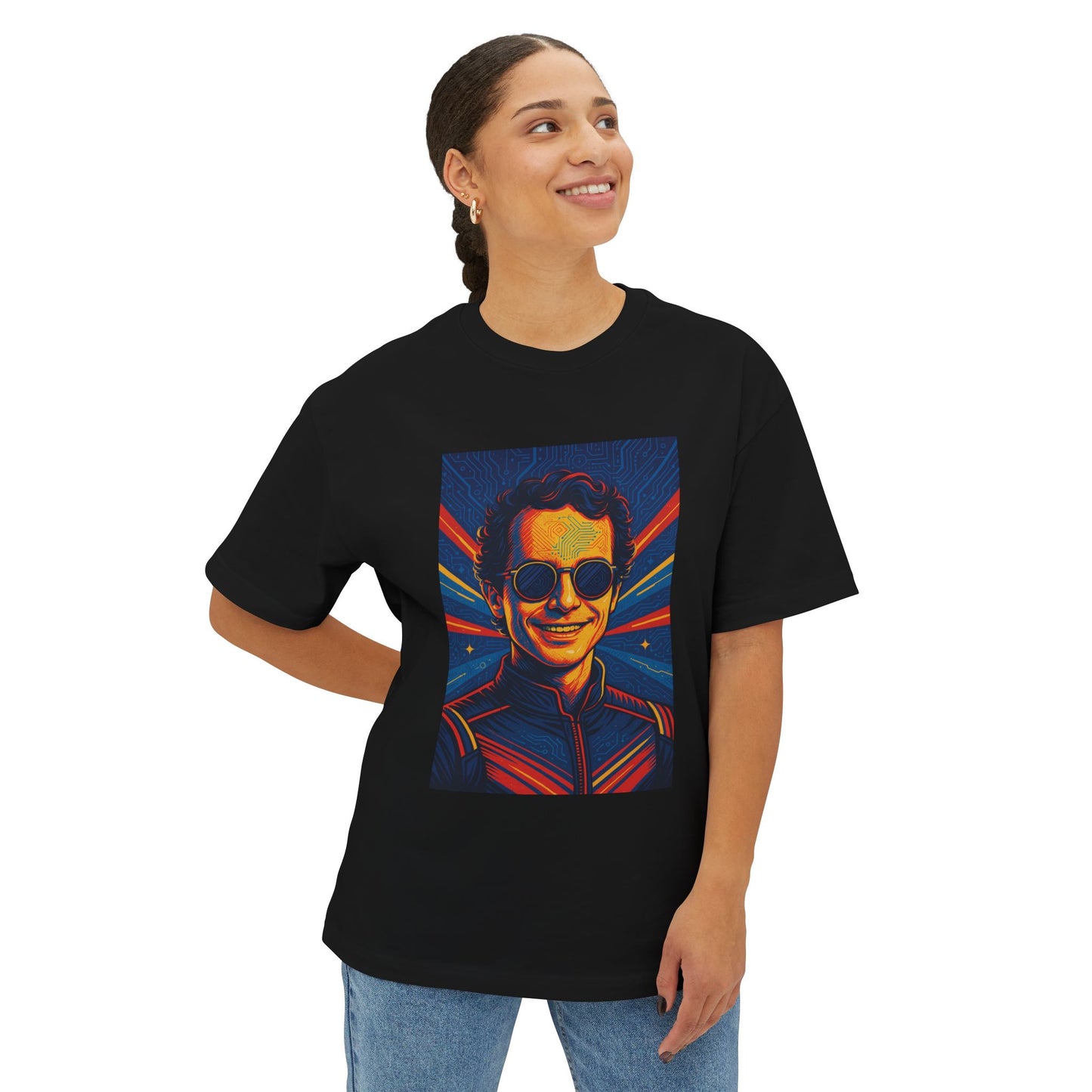 Young Pope Unisex Oversized Boxy Tee - Bold Graphic Statement Shirt