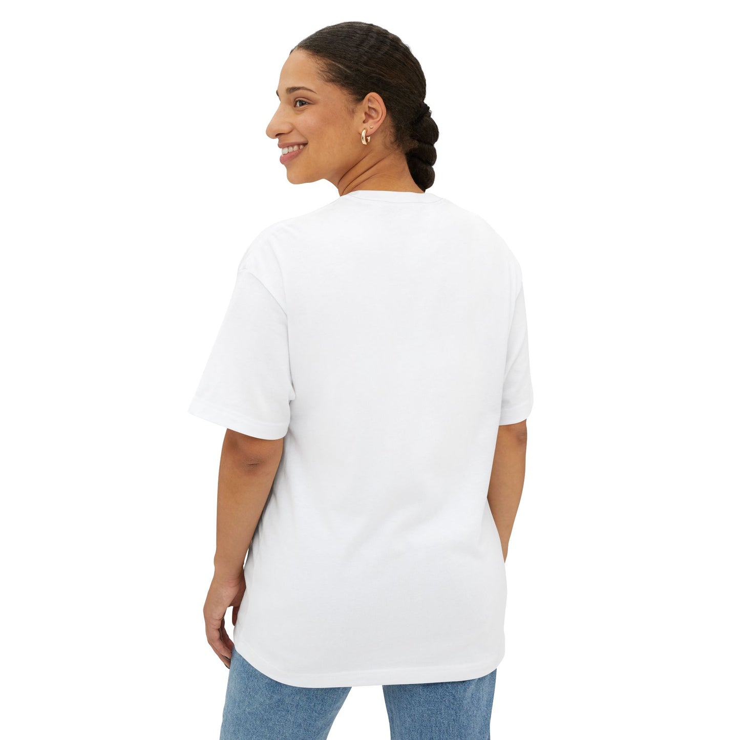 Faith Is Freedom Unisex Oversized Boxy Tee - Bold Graphic Statement Shirt