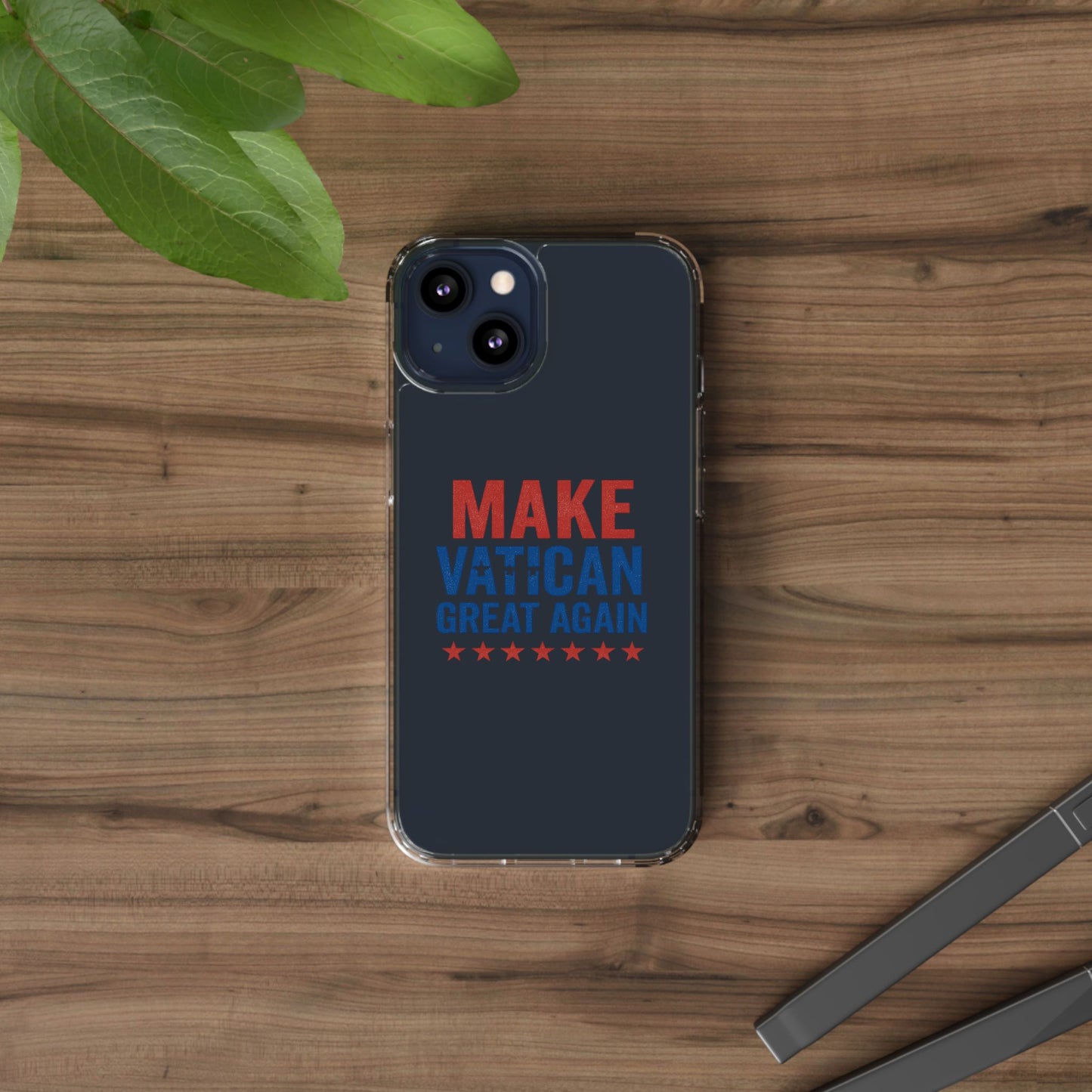 Transparent Phone Case - 'Make Vatican Great Again' Design