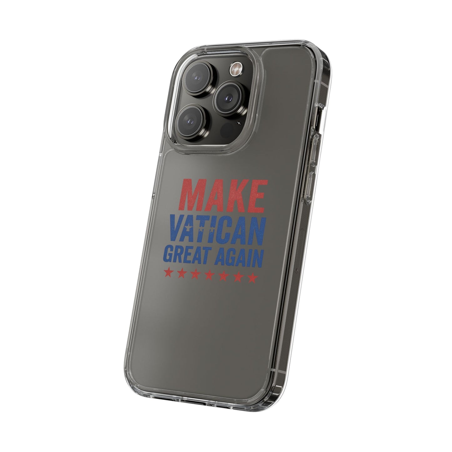 Transparent Phone Case - 'Make Vatican Great Again' Design
