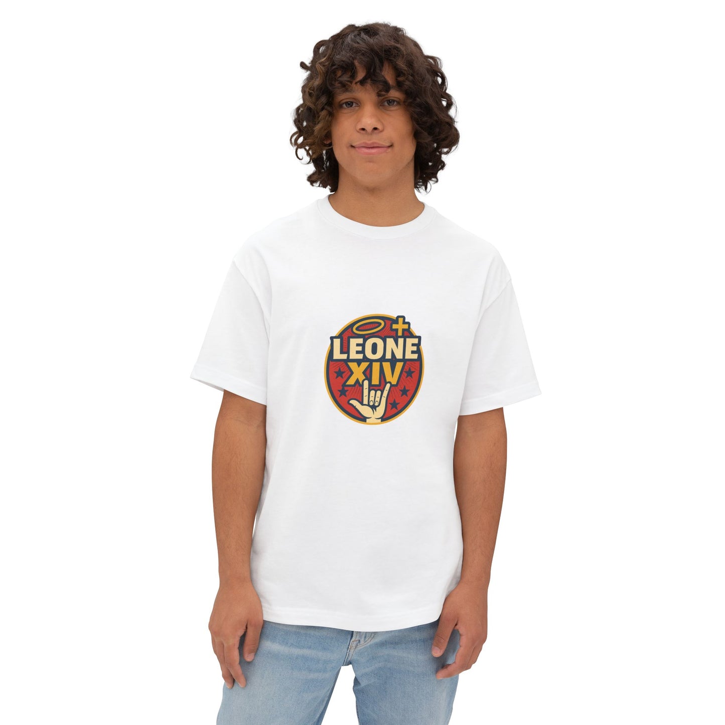 Pop Unisex Oversized Boxy Tee - Bold Graphic Statement Shirt