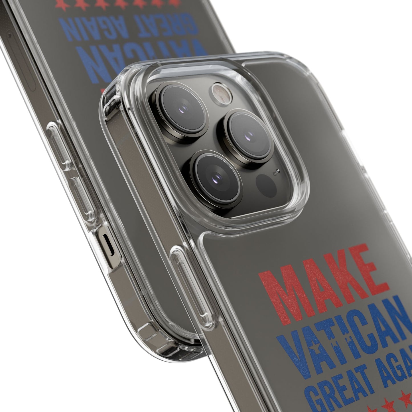 Transparent Phone Case - 'Make Vatican Great Again' Design