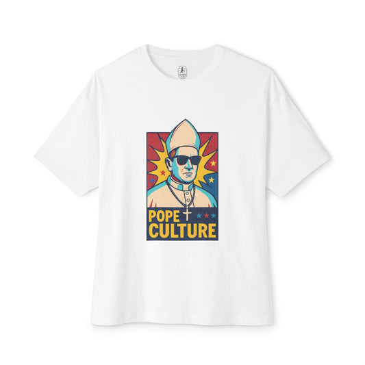 Pope Culture Unisex Oversized Boxy Tee - Bold Graphic Statement Shirt