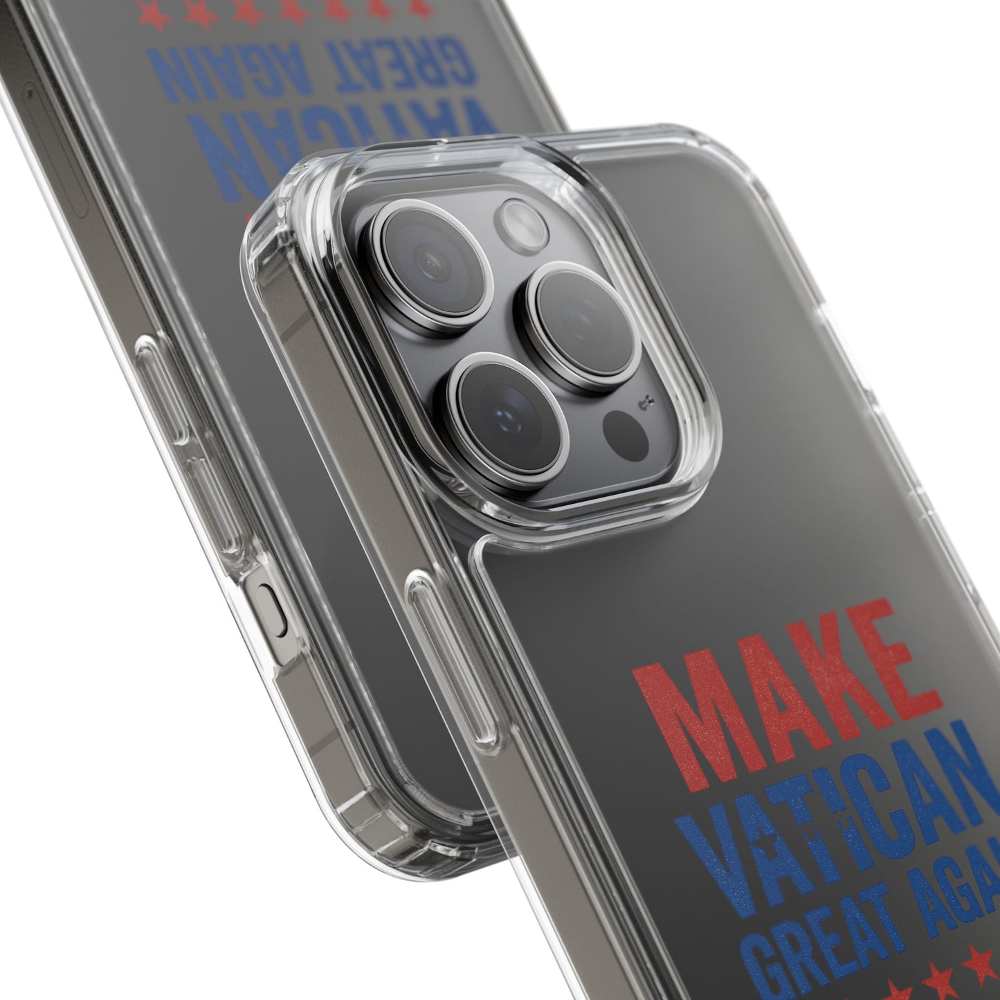 Transparent Phone Case - 'Make Vatican Great Again' Design