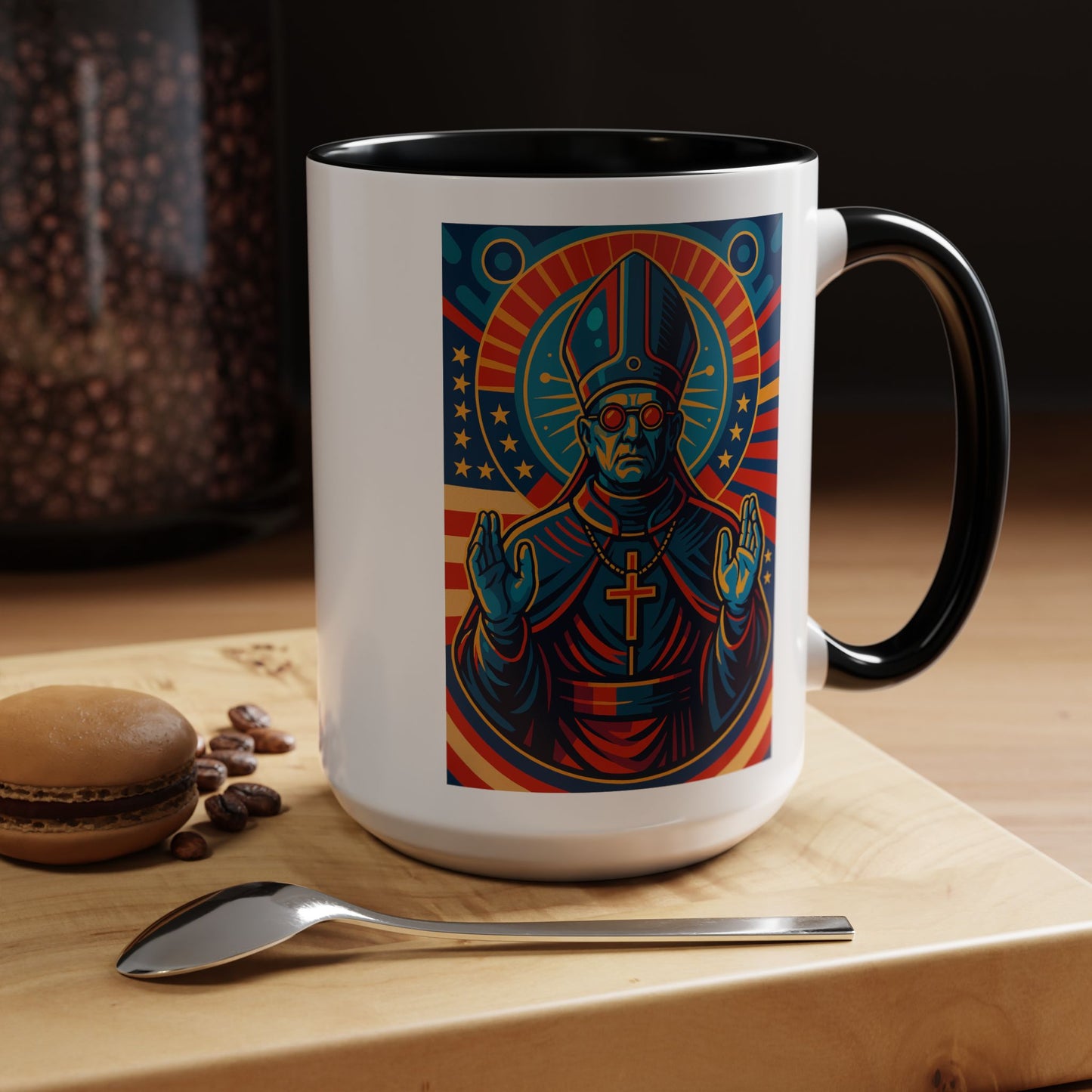Power Pope Coffee Mug - Inspirational Ceramic Cup