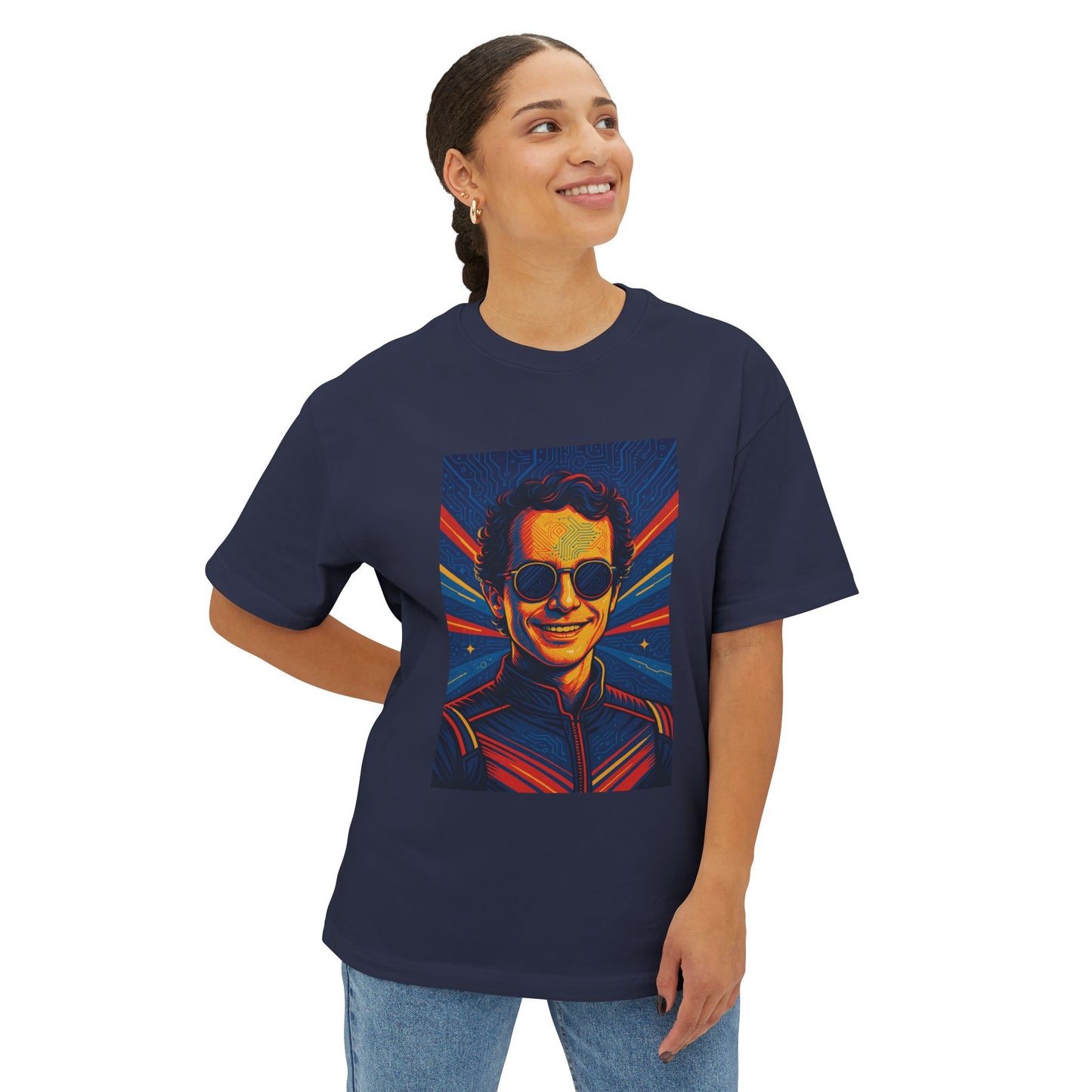 Young Pope Unisex Oversized Boxy Tee - Bold Graphic Statement Shirt