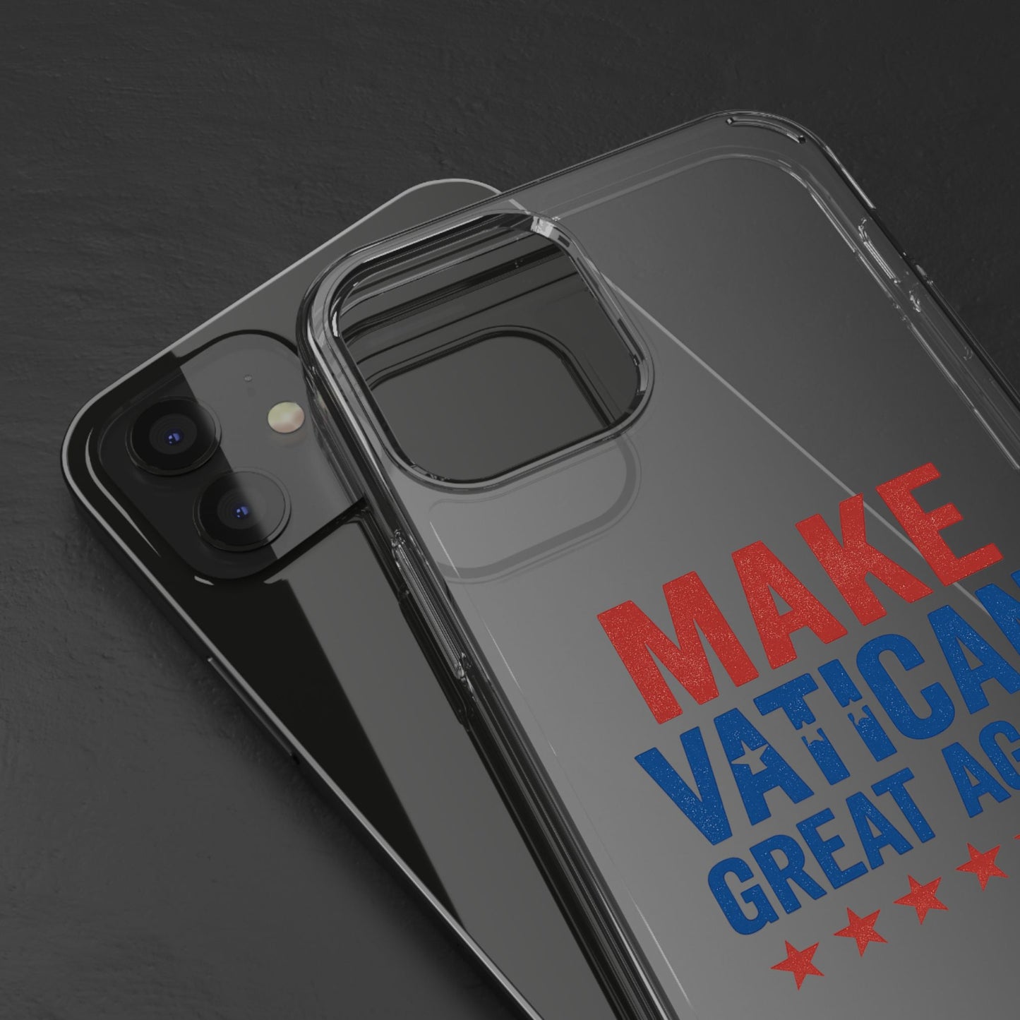 Transparent Phone Case - 'Make Vatican Great Again' Design
