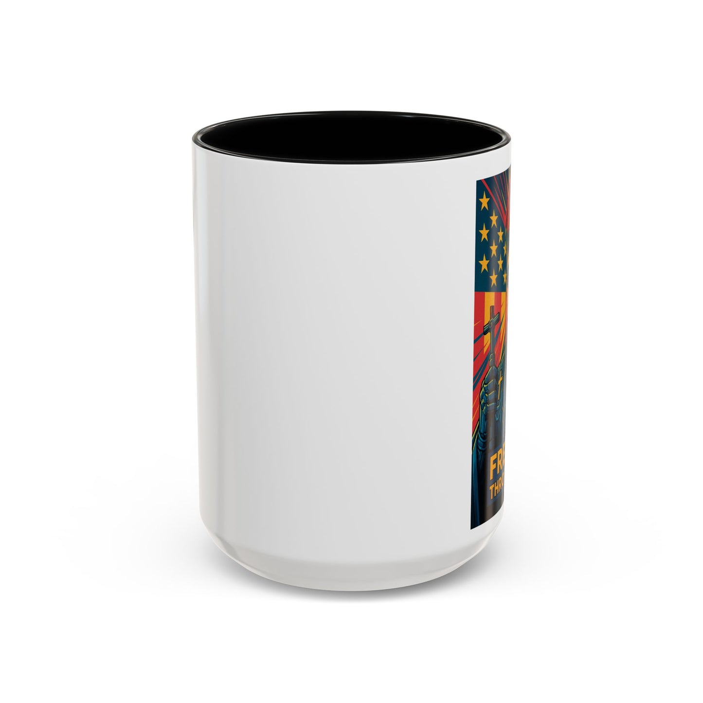 Freedom Faith Coffee Mug - Inspirational Ceramic Cup