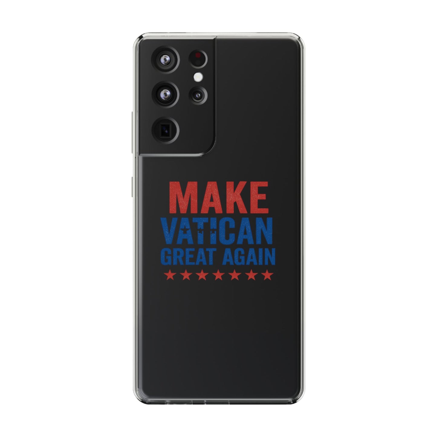 Transparent Phone Case - 'Make Vatican Great Again' Design