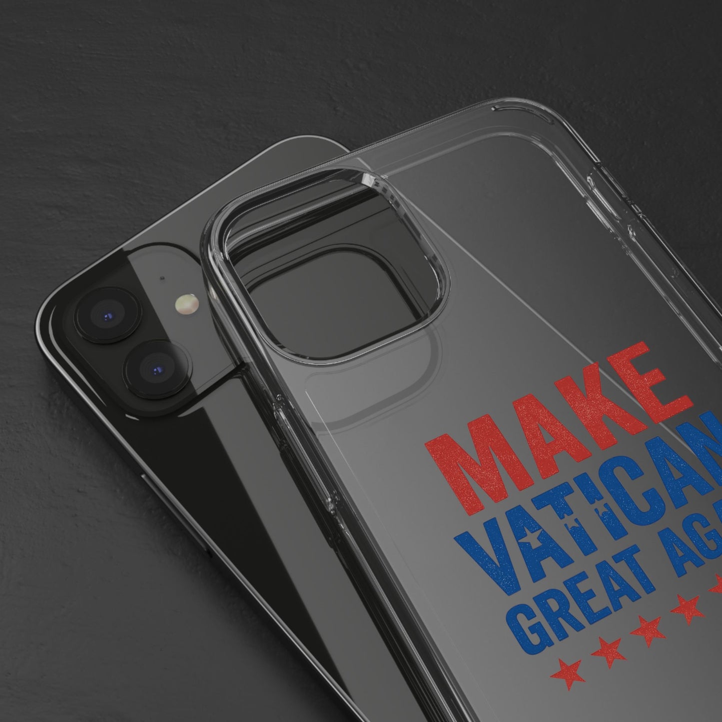 Transparent Phone Case - 'Make Vatican Great Again' Design