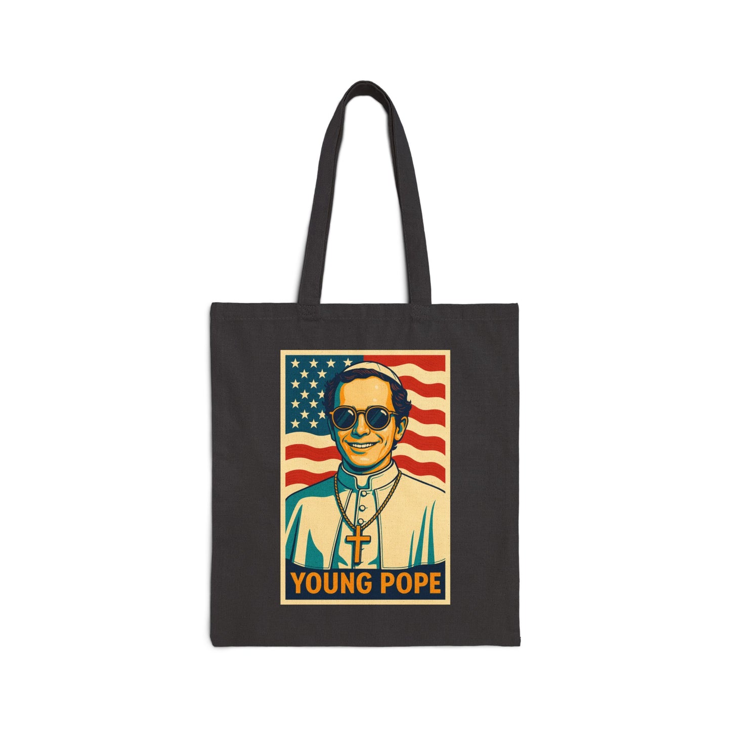 Cotton Canvas Tote Bag - Young Pope 4, Eco-Friendly Shopping Bag, Reusable Grocery Tote, Gift for Travelers, Art Lover's [...]