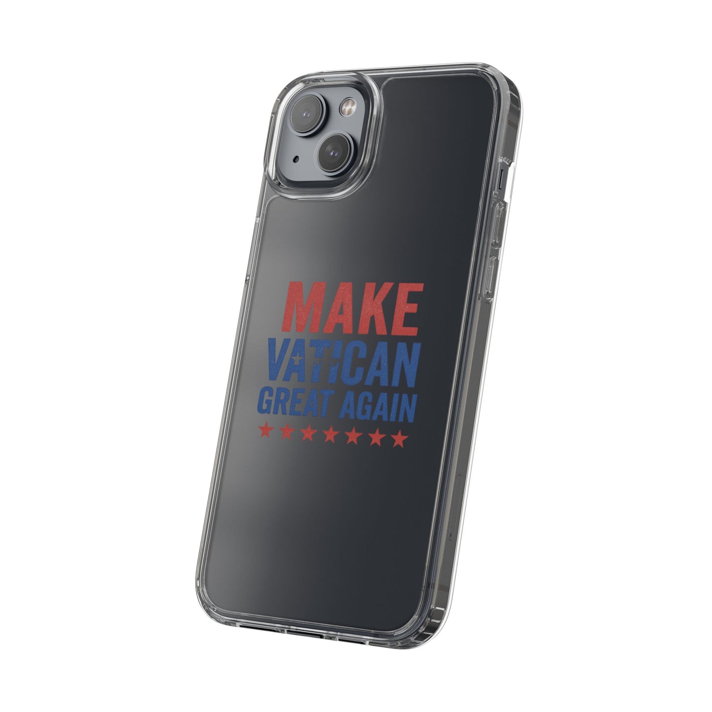 Transparent Phone Case - 'Make Vatican Great Again' Design