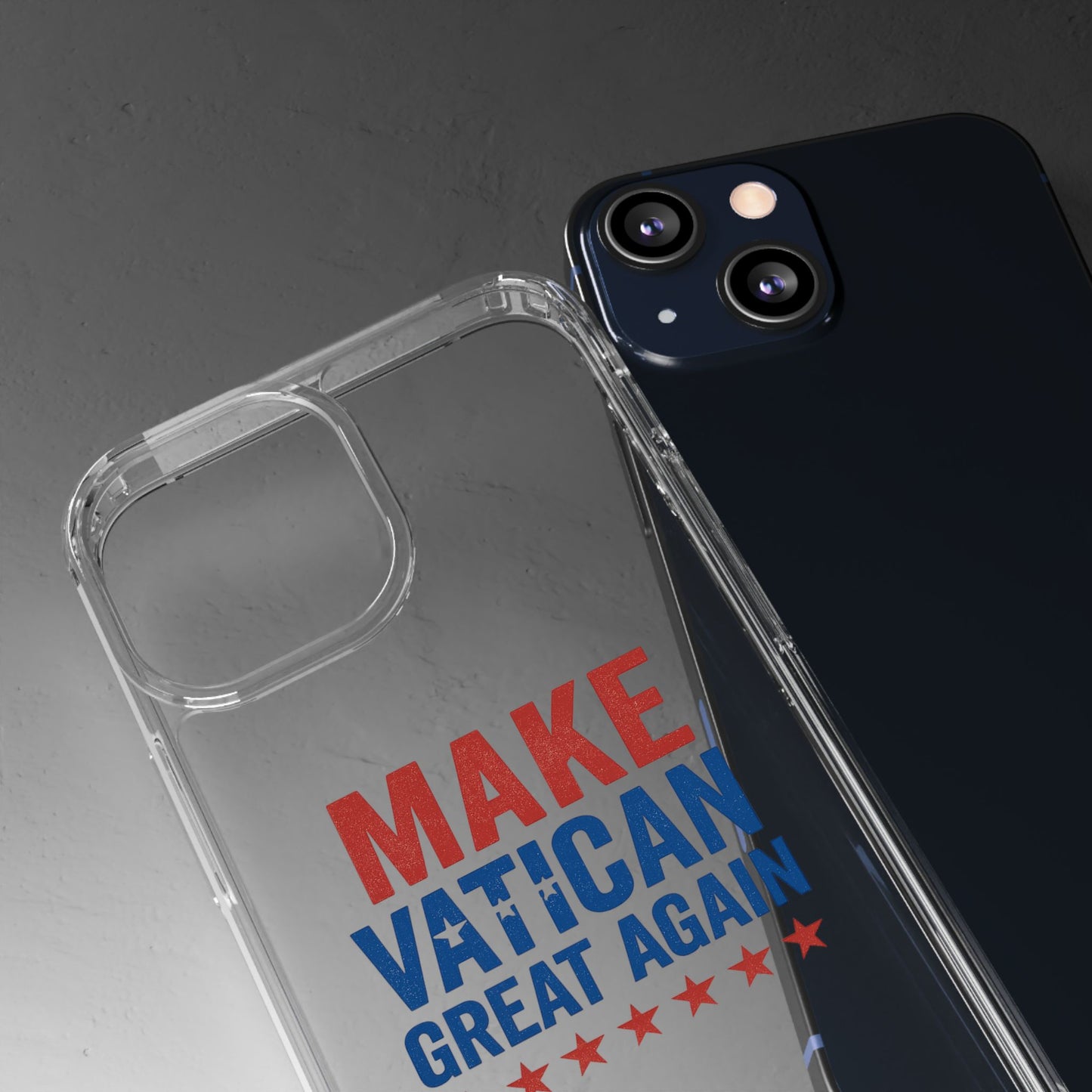 Transparent Phone Case - 'Make Vatican Great Again' Design