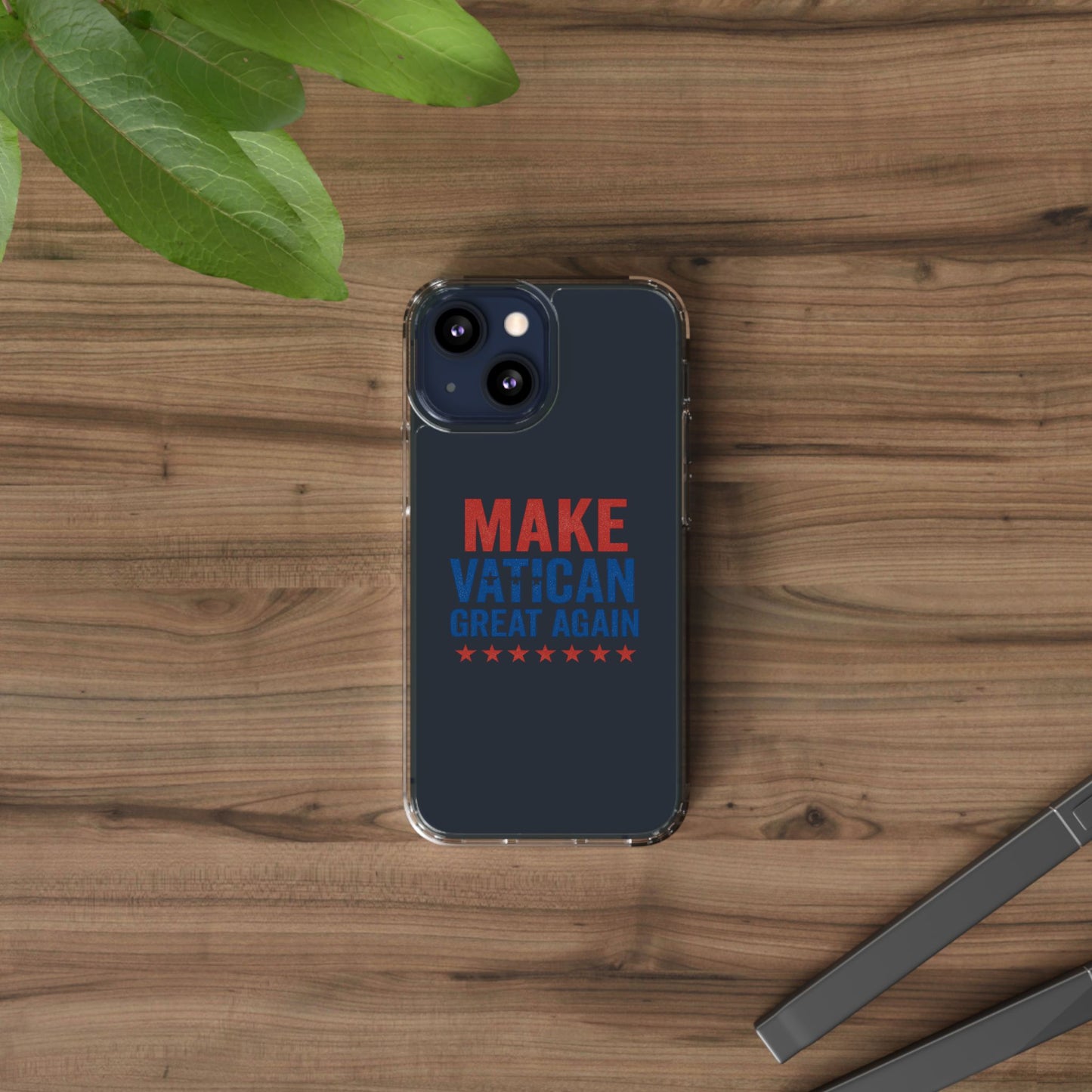 Transparent Phone Case - 'Make Vatican Great Again' Design