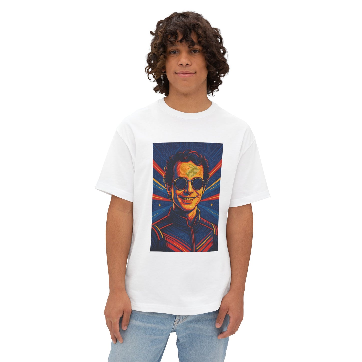 Young Pope Unisex Oversized Boxy Tee - Bold Graphic Statement Shirt