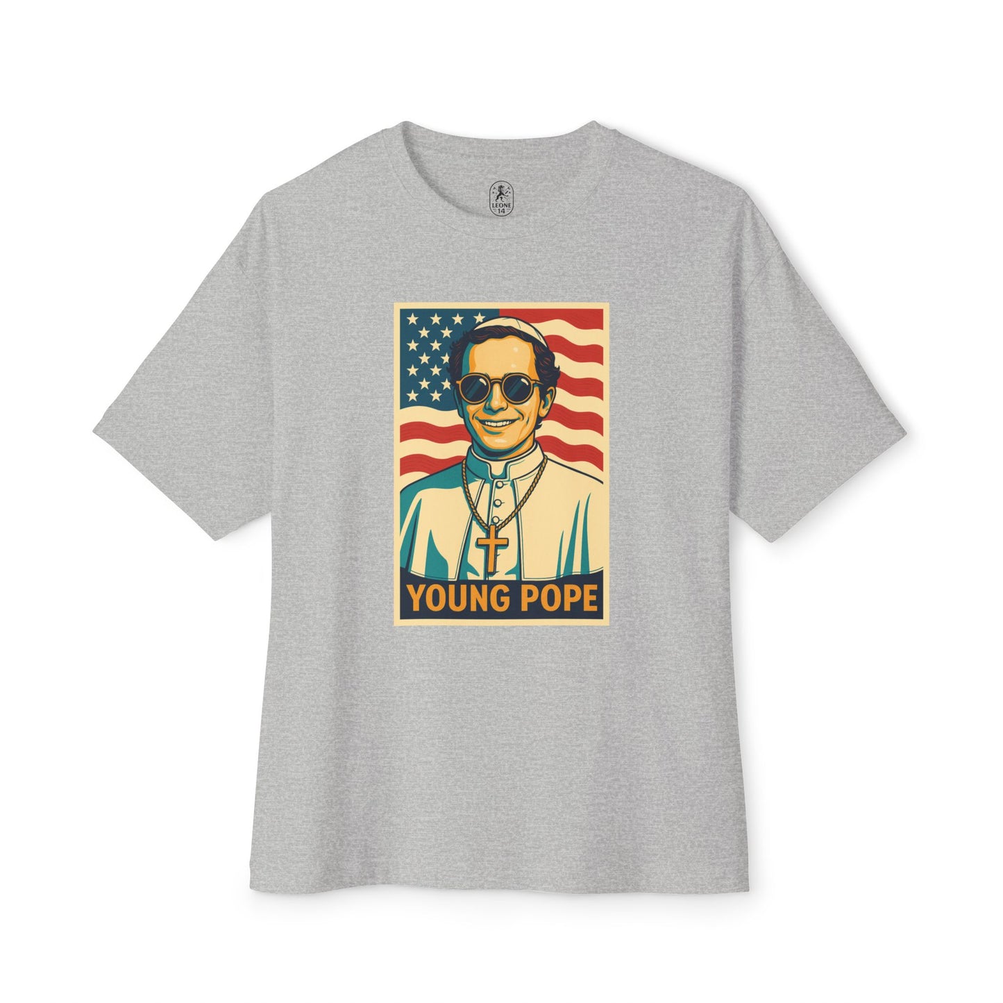 Young Pope 4 Unisex Oversized Boxy Tee - Bold Graphic Statement Shirt