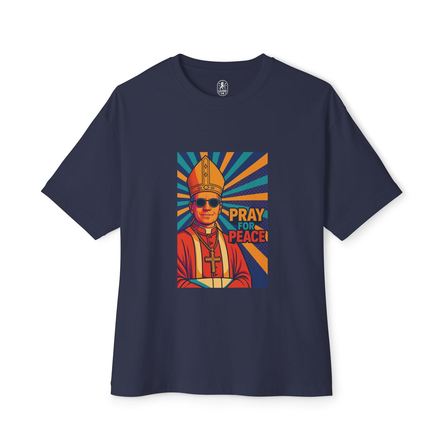 Pray for Peace Unisex Oversized Boxy Tee - Bold Graphic Statement Shirt