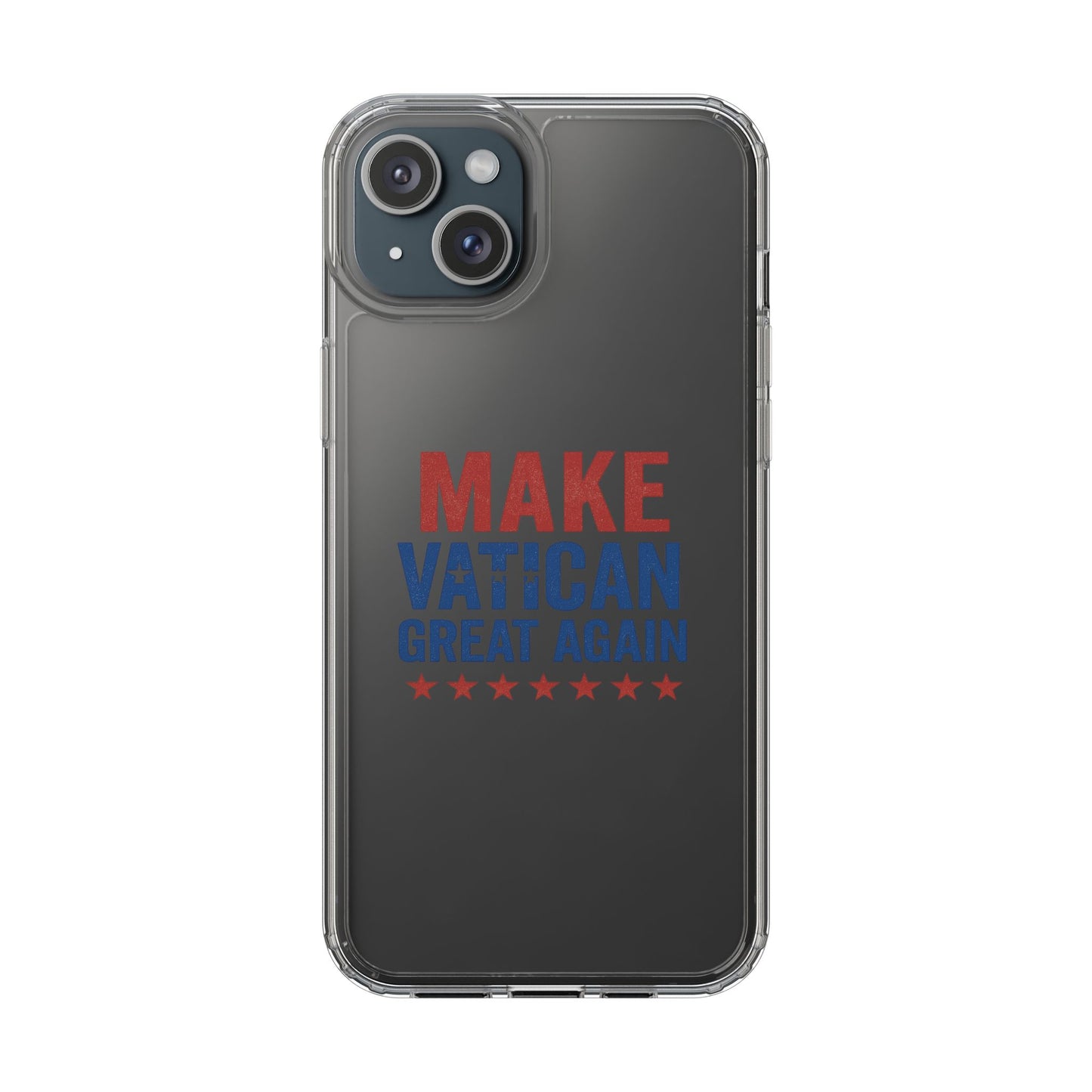 Transparent Phone Case - 'Make Vatican Great Again' Design