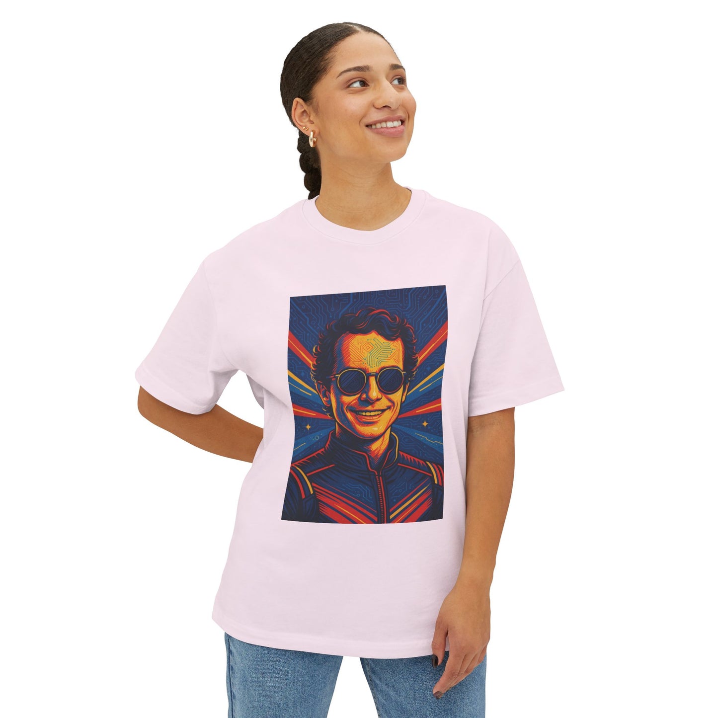 Young Pope Unisex Oversized Boxy Tee - Bold Graphic Statement Shirt