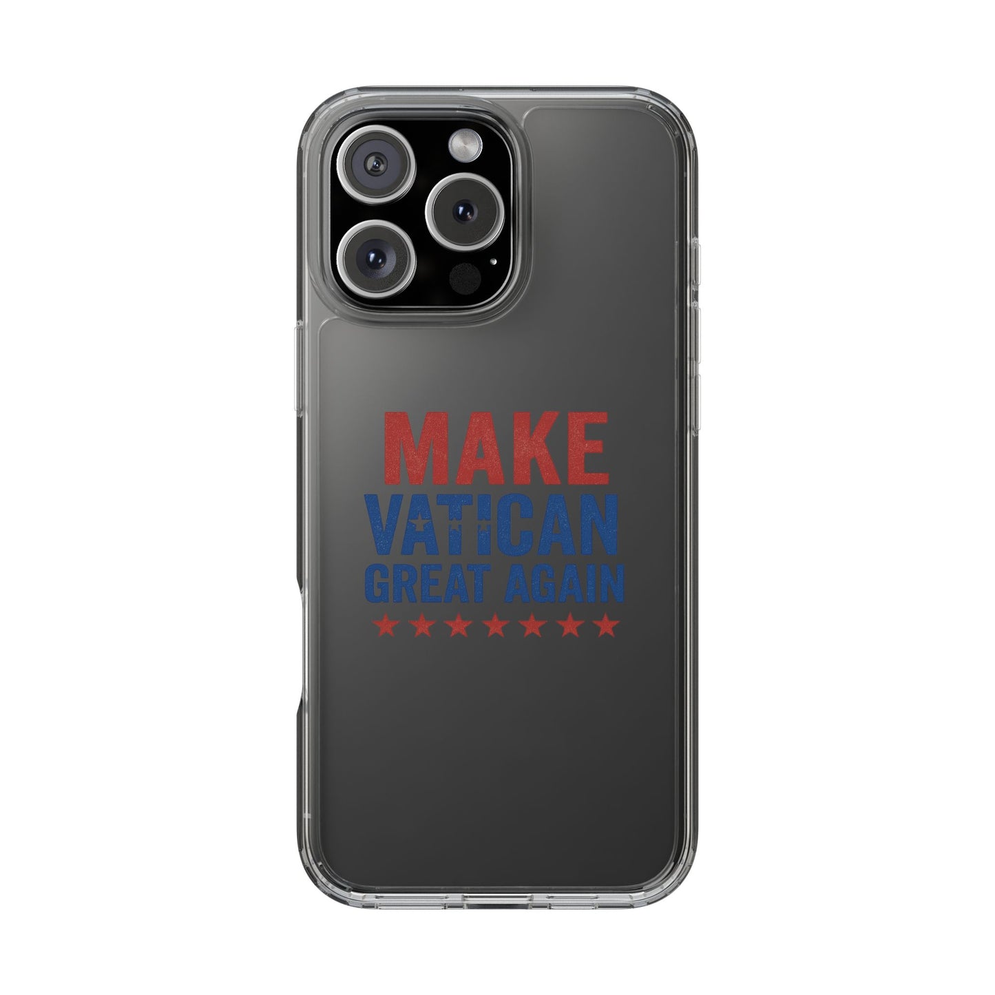 Transparent Phone Case - 'Make Vatican Great Again' Design