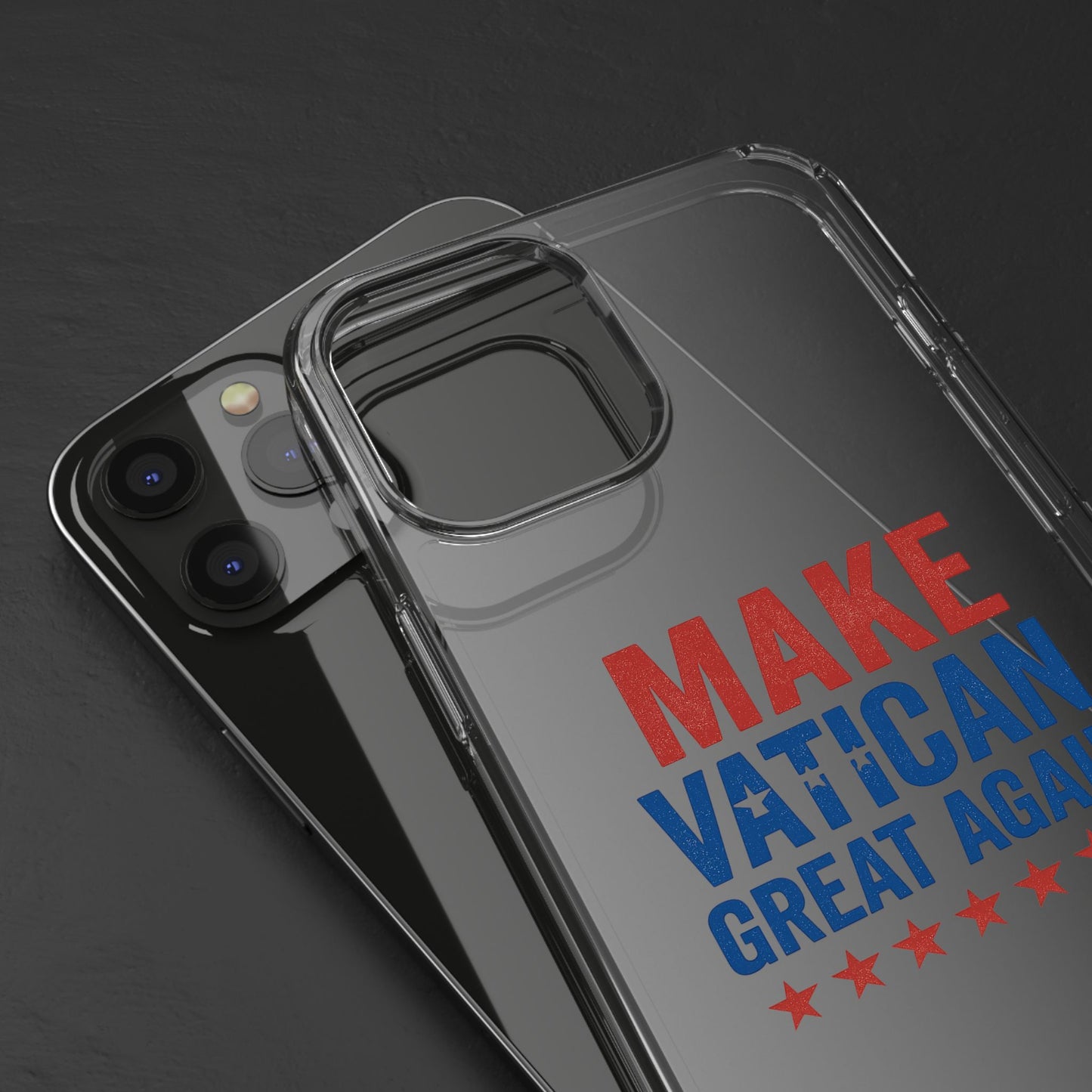 Transparent Phone Case - 'Make Vatican Great Again' Design