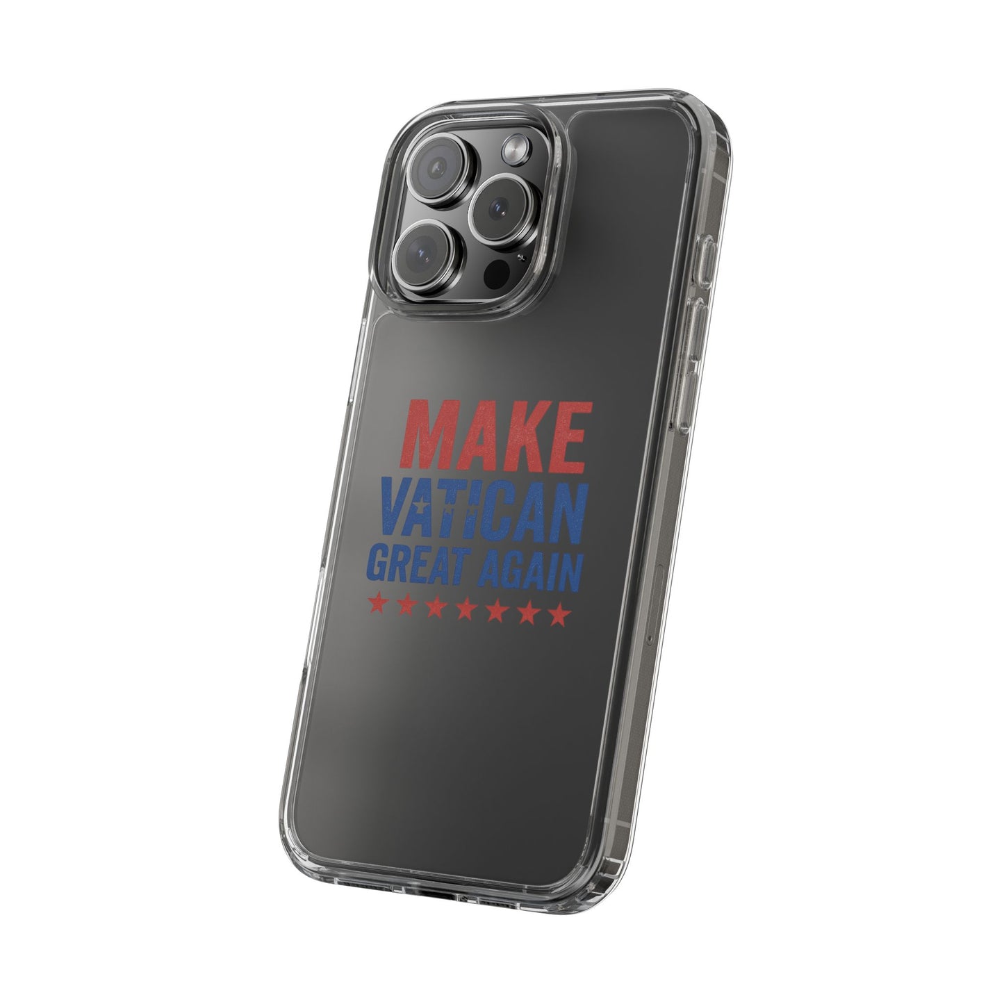 Transparent Phone Case - 'Make Vatican Great Again' Design