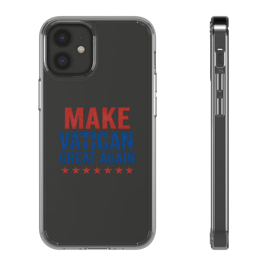 Transparent Phone Case - 'Make Vatican Great Again' Design