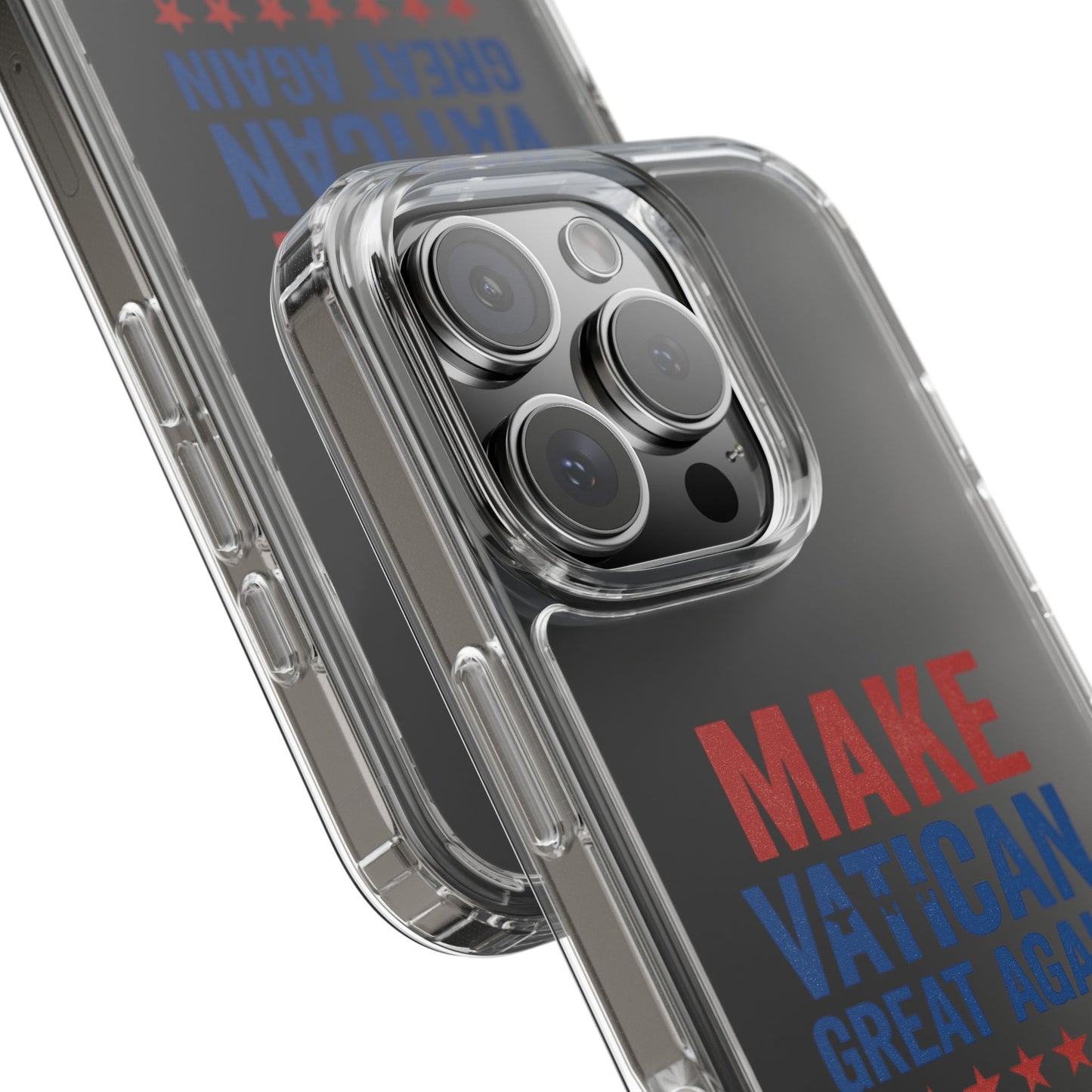 Transparent Phone Case - 'Make Vatican Great Again' Design