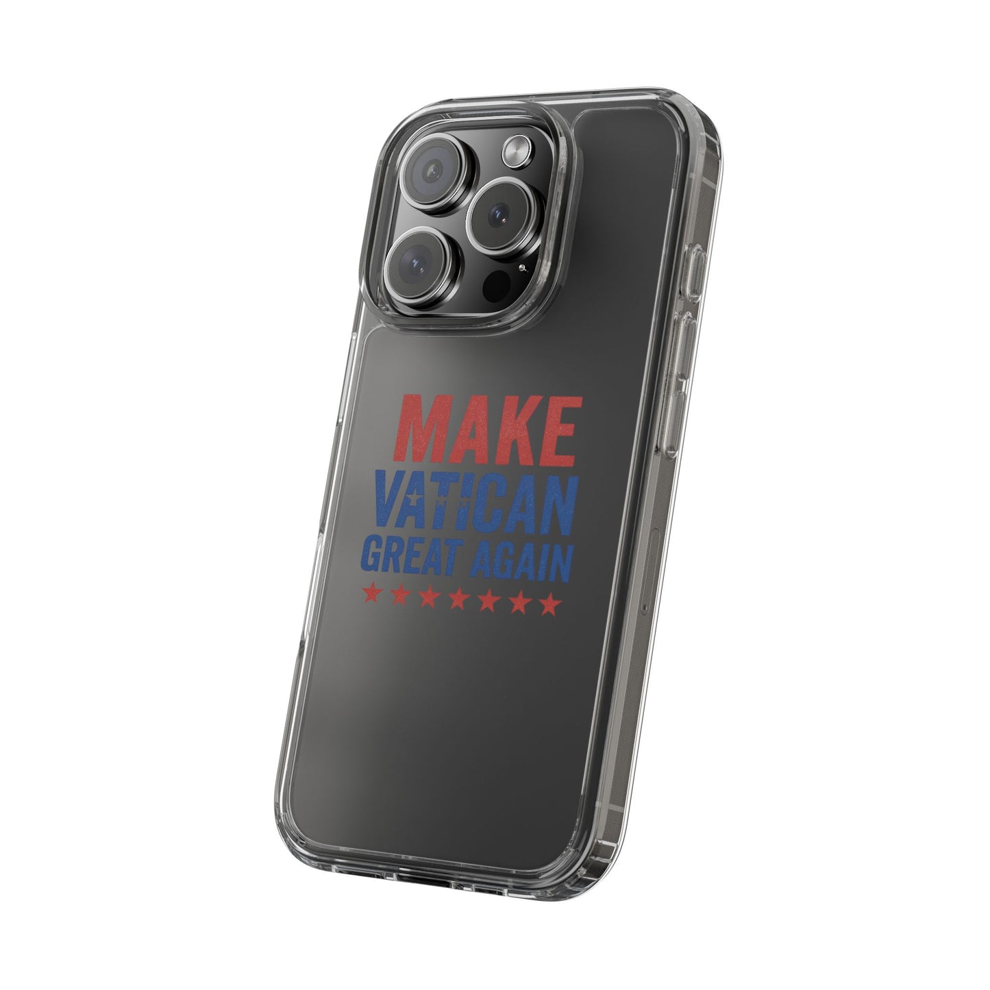 Transparent Phone Case - 'Make Vatican Great Again' Design