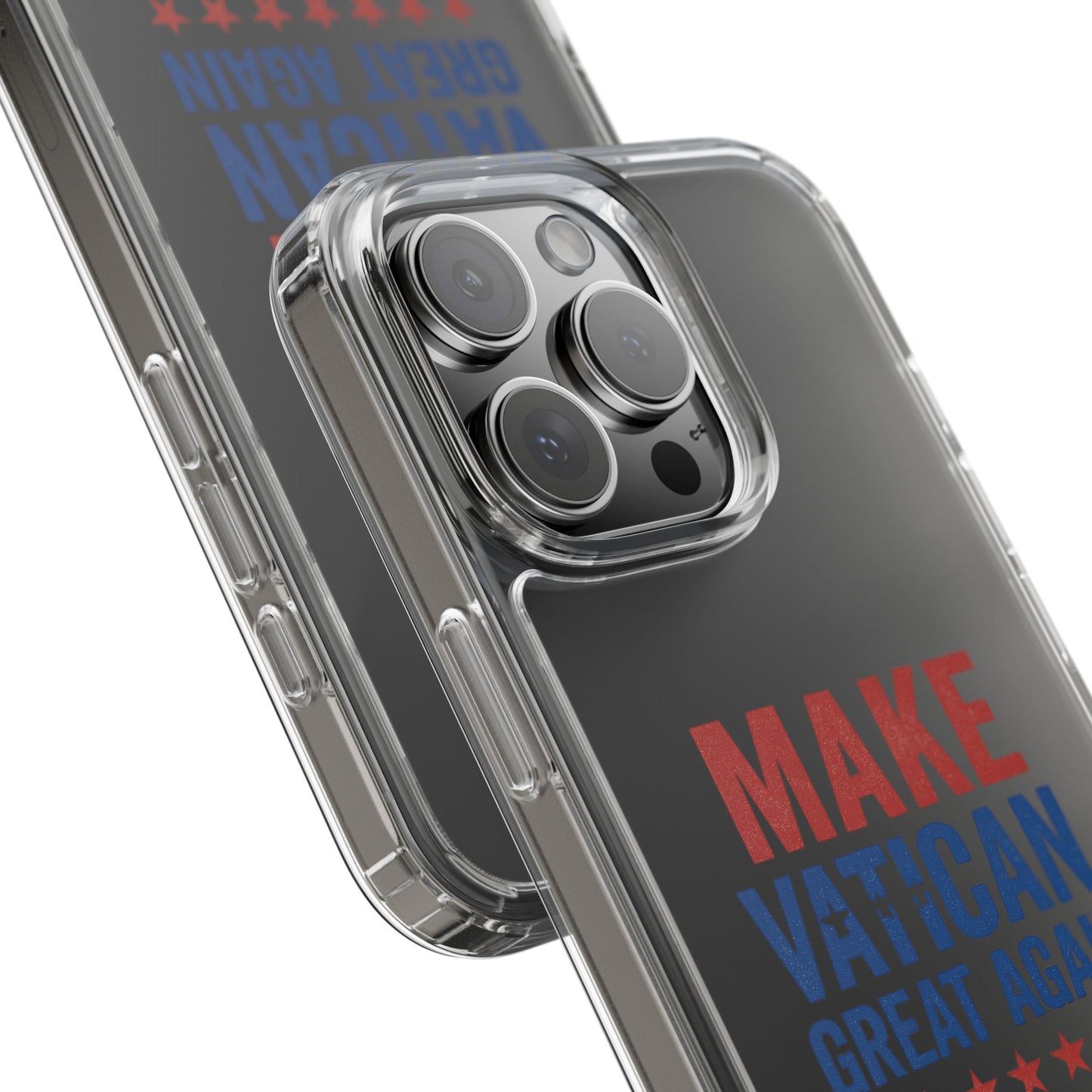 Transparent Phone Case - 'Make Vatican Great Again' Design