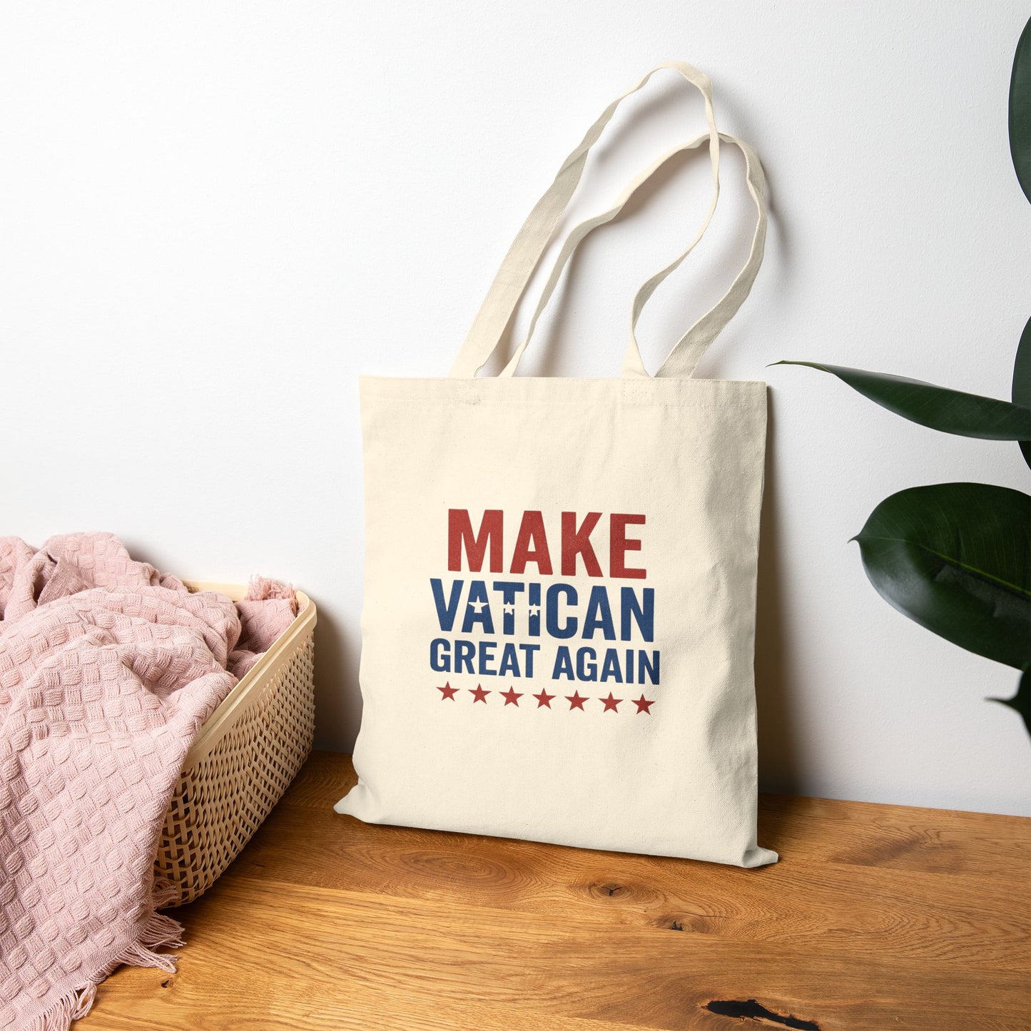 Cotton Canvas Tote Bag - Make Vatican Great Again, Eco-Friendly Shopping Bag, Reusable Grocery Tote, Gift for Travelers, Art Lover's [...]