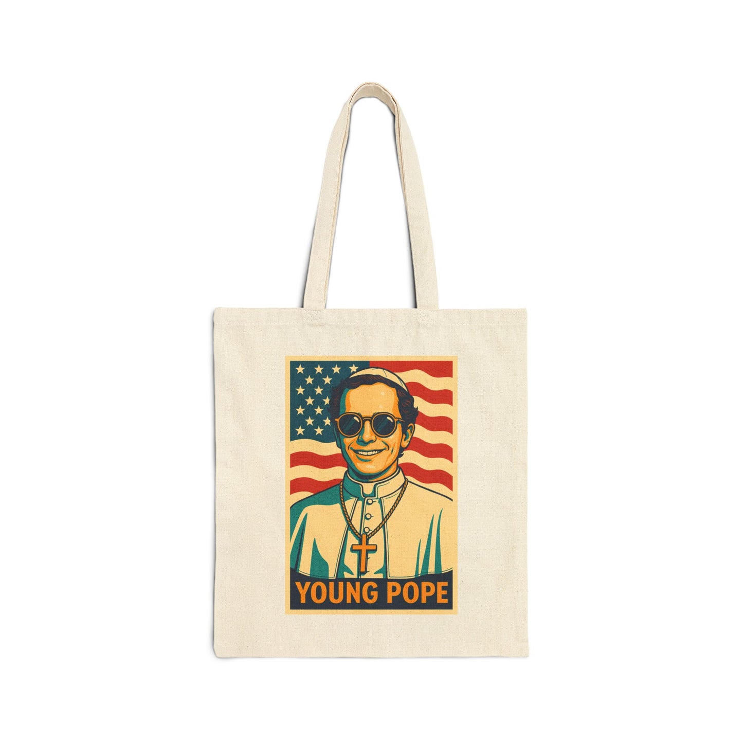 Cotton Canvas Tote Bag - Young Pope 4, Eco-Friendly Shopping Bag, Reusable Grocery Tote, Gift for Travelers, Art Lover's [...]