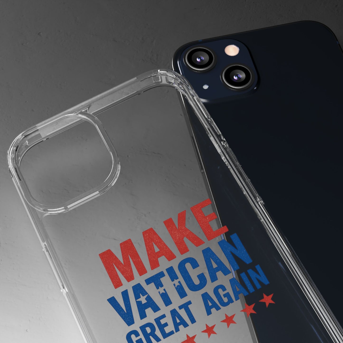 Transparent Phone Case - 'Make Vatican Great Again' Design